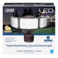 Feit Electric Motion-Sensing Hardwired LED Bronze Security Floodlight S10.5TFL850MOTB